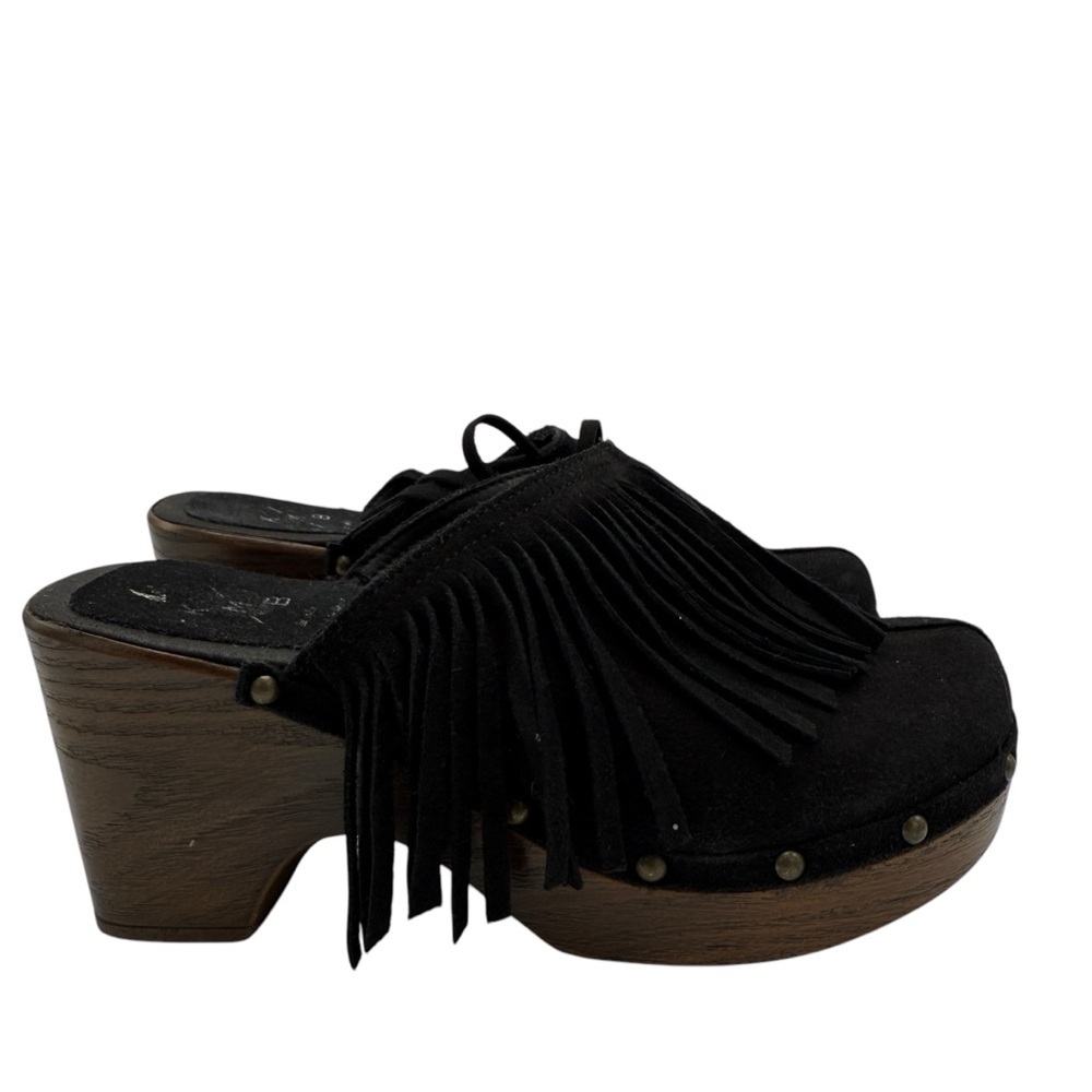 KMB (Anthropology) Platform Mules sandals 7.5